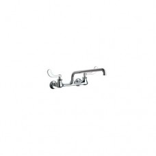 Chicago Faucets 631-L12WXFAB Wall Mounted Utility / Service Faucet with Wrist Bl  Chrome - B00CIATZUQ